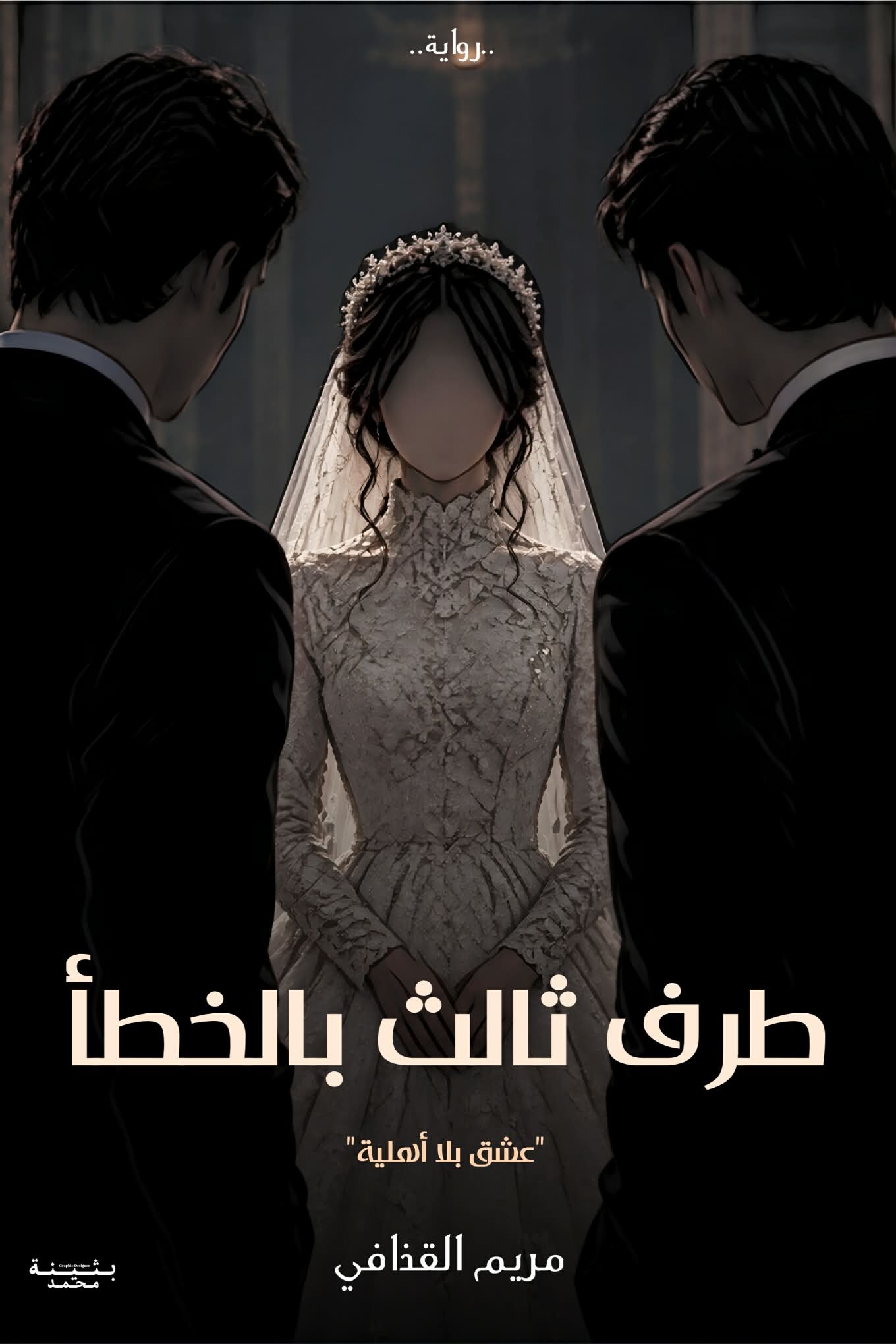 غلاف رواية طرف ثالث بالخطأ